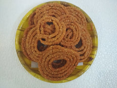 Sakinalu with garlic & Chilli powder