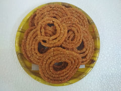 Sakinalu with garlic & Chilli powder