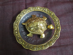 Chinese Feng Shui Tortoise Turtle Brass Statue