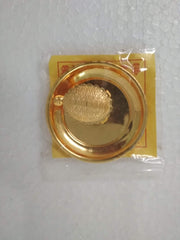 Tortoise Turtle with Plate / Gold Coated