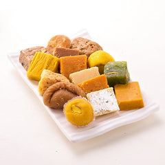 Bandhan Stone Rakhi  With Assorted Sweets from Vellanki Foods