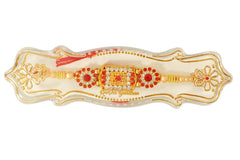 Bandhan Stone Rakhi With Kaju Pakam