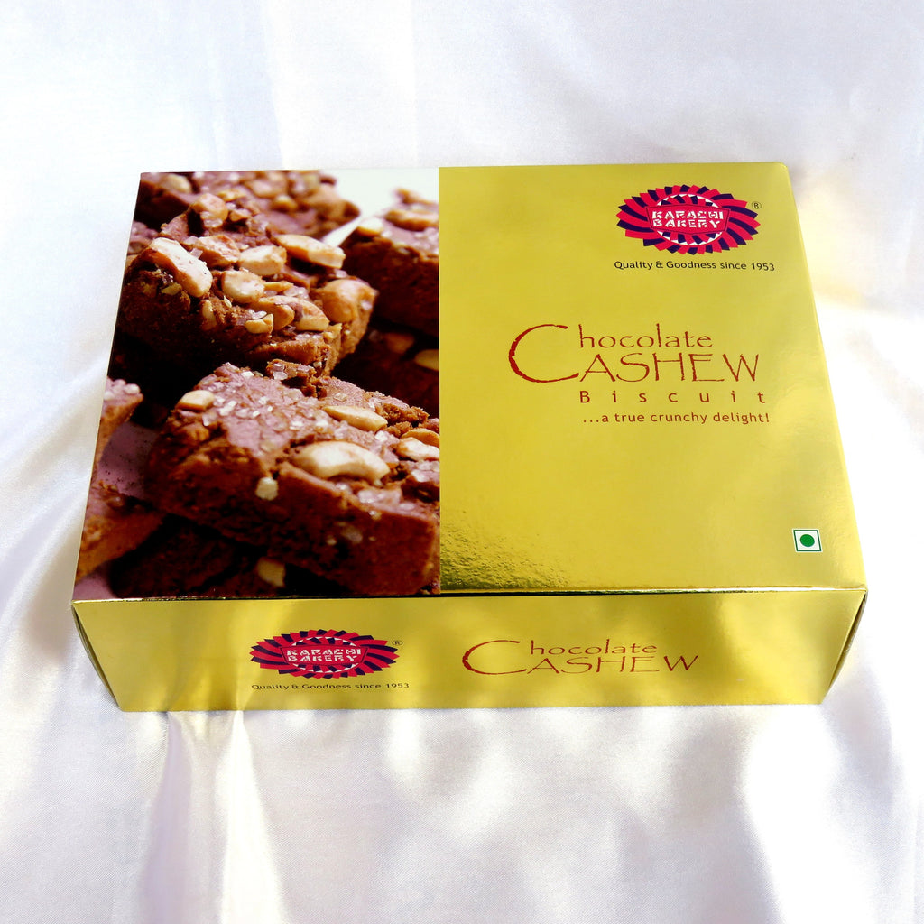 Karachi Chocolate Cashew Biscuits - 400 grms