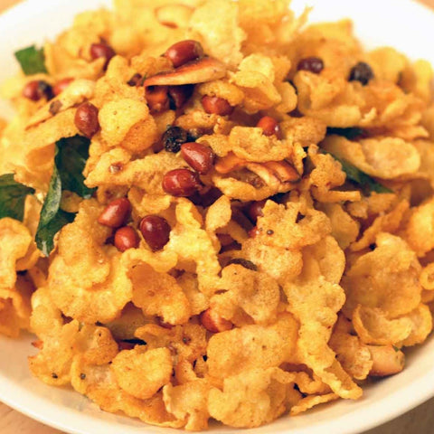 Corn Flakes Chudwa (Spicy Snack)